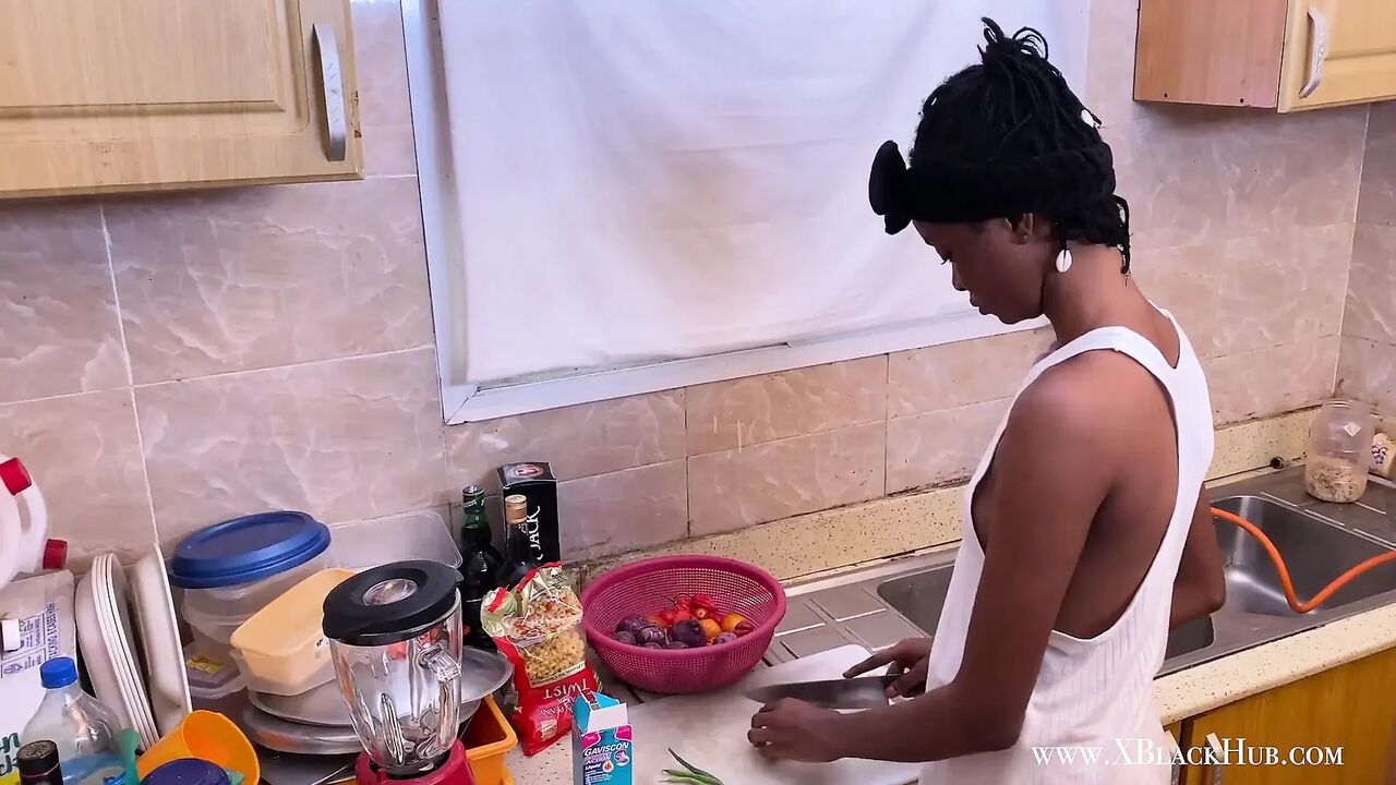 Slim Fulani Boy Fucking Creamy Pussy