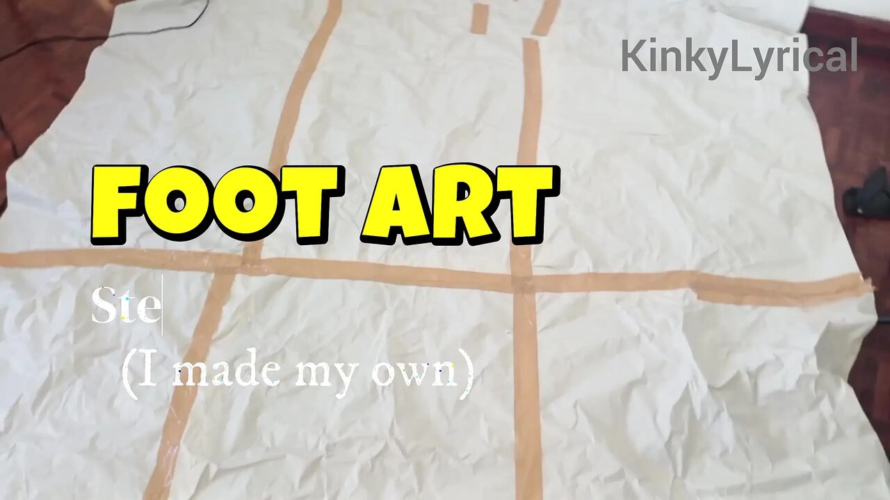 Foot Art - Painting with Feet
