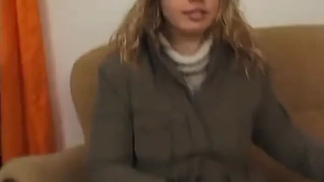 Nice chubby teen doing her first video