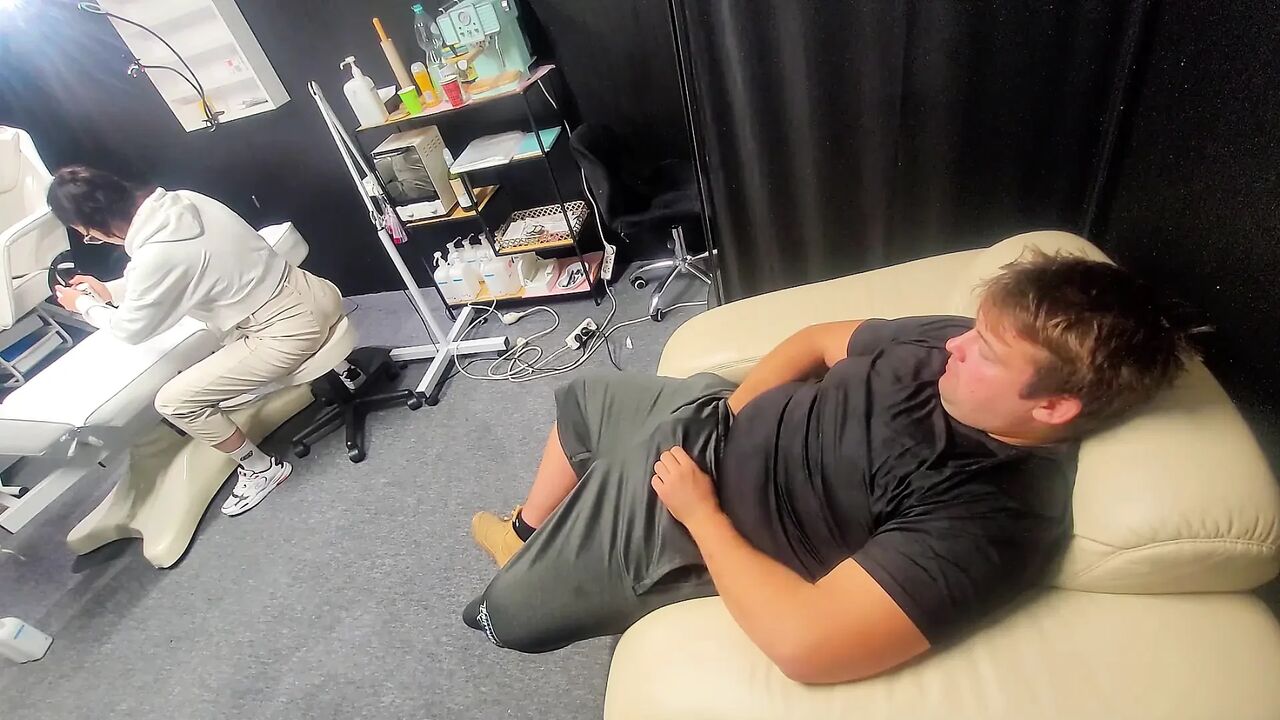 I'm Sitting in the Waiting Room and Looking at the Lady, I'm Getting Excited, I Start Jerking off, S