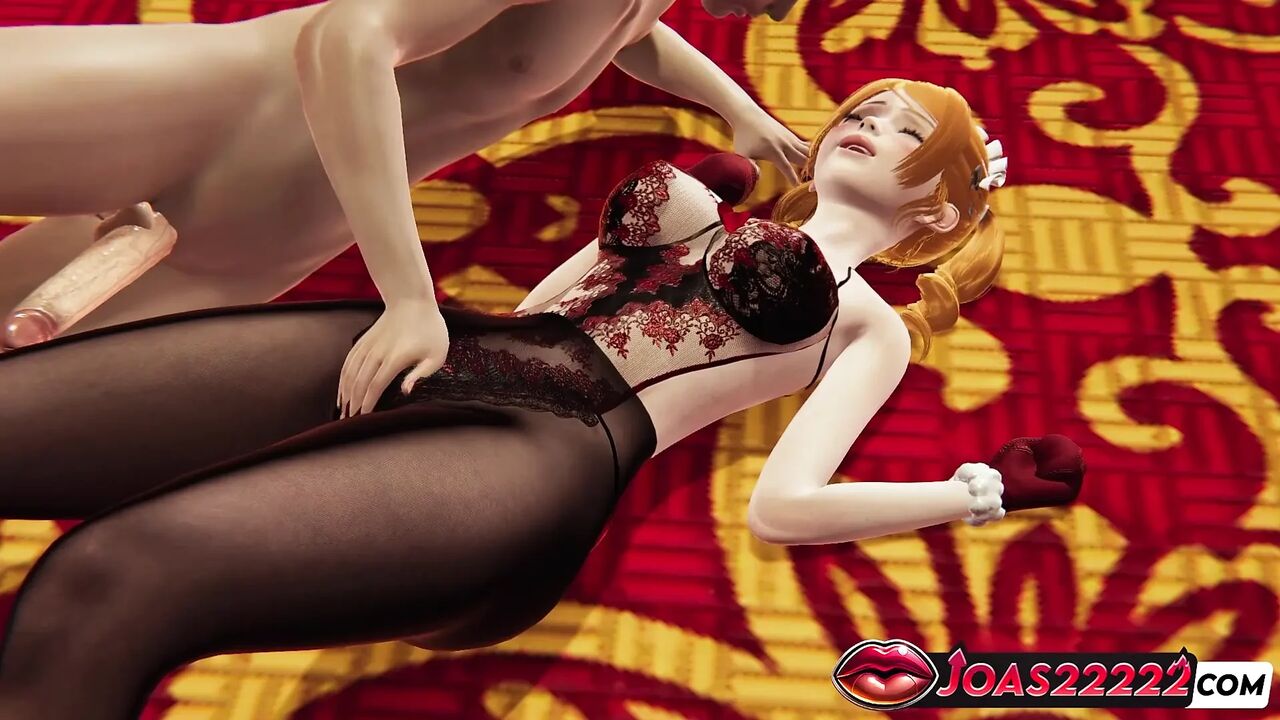 Holiday Bunny Hentai: Hot Christmas Cosplay in Pantyhose, G-Spot Stimulation, Fingering, and Double Hole Vibrators Happy Squirt