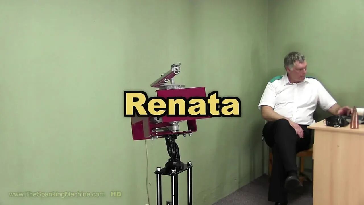 Renata2 Spanking Machine - Bare Back Whipping