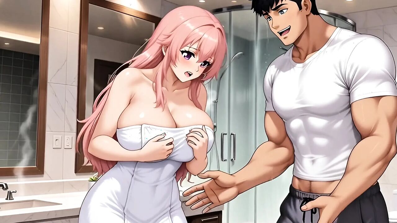 Busty Stepsister Shower Surprise Multiple Stepbrothers Milk Squirt Creampie Fantasy