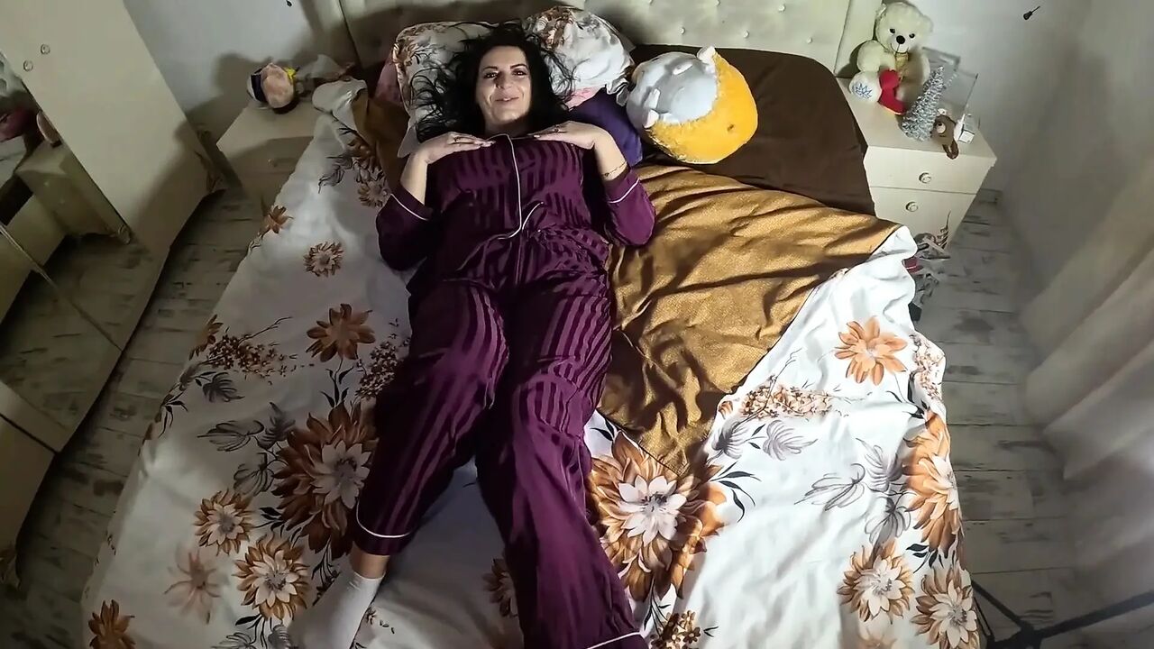 Breath Holding in Satin Pajamas - Puffy Cheeks, Red Face & Intense Struggle