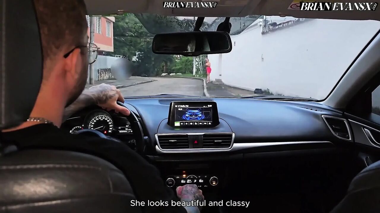 Mature Colombian Blonde Monique Fuentes, Fucks Her Driver in the Car - Brian Evansx