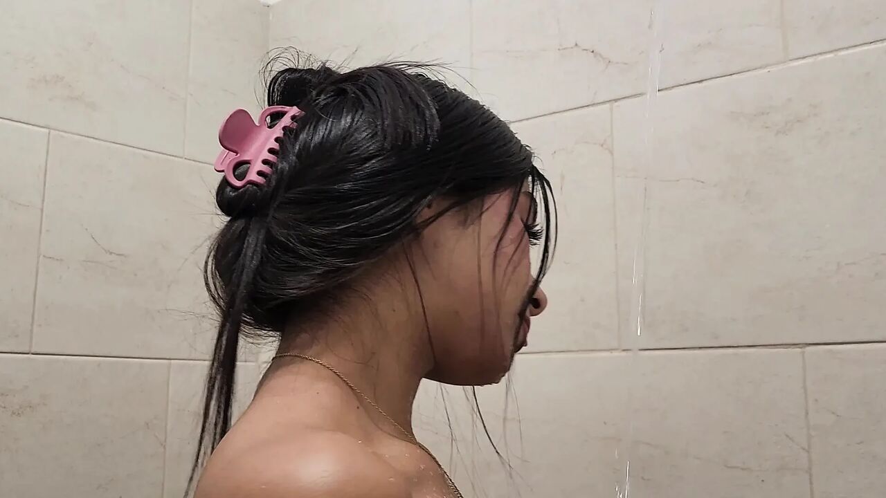 A very humid shower