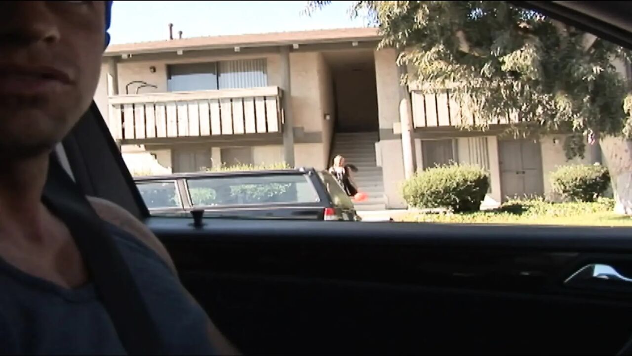 Halloween dressed up teen gets her shaved pussy hard fucked