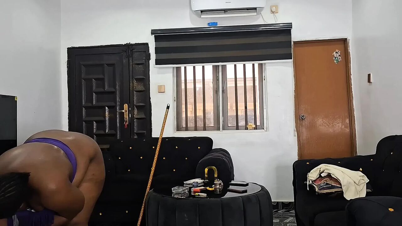 Fat Ass Ebony Milf Naked House Cleaning.