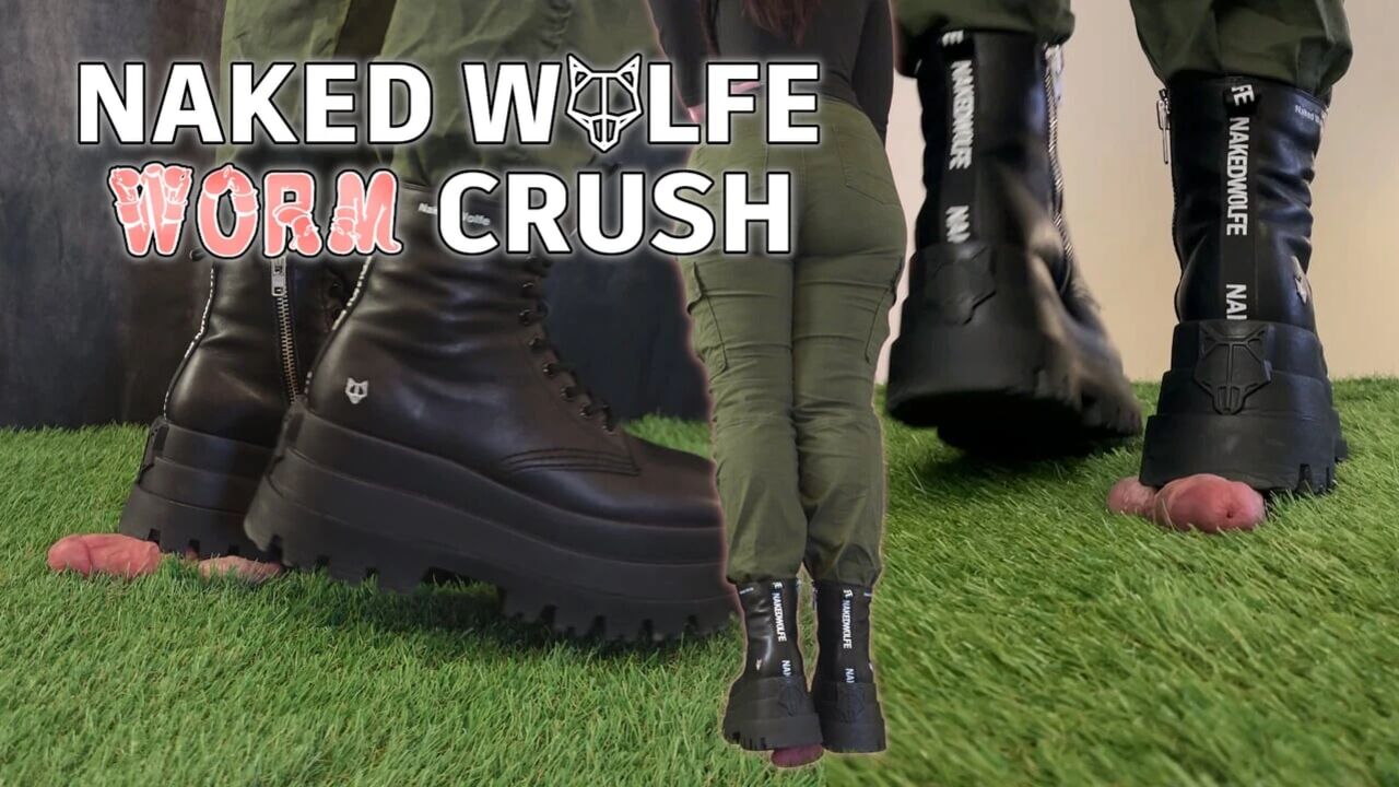 Crushing Your Little Worm with My Dangerous Naked Wolfe Boots