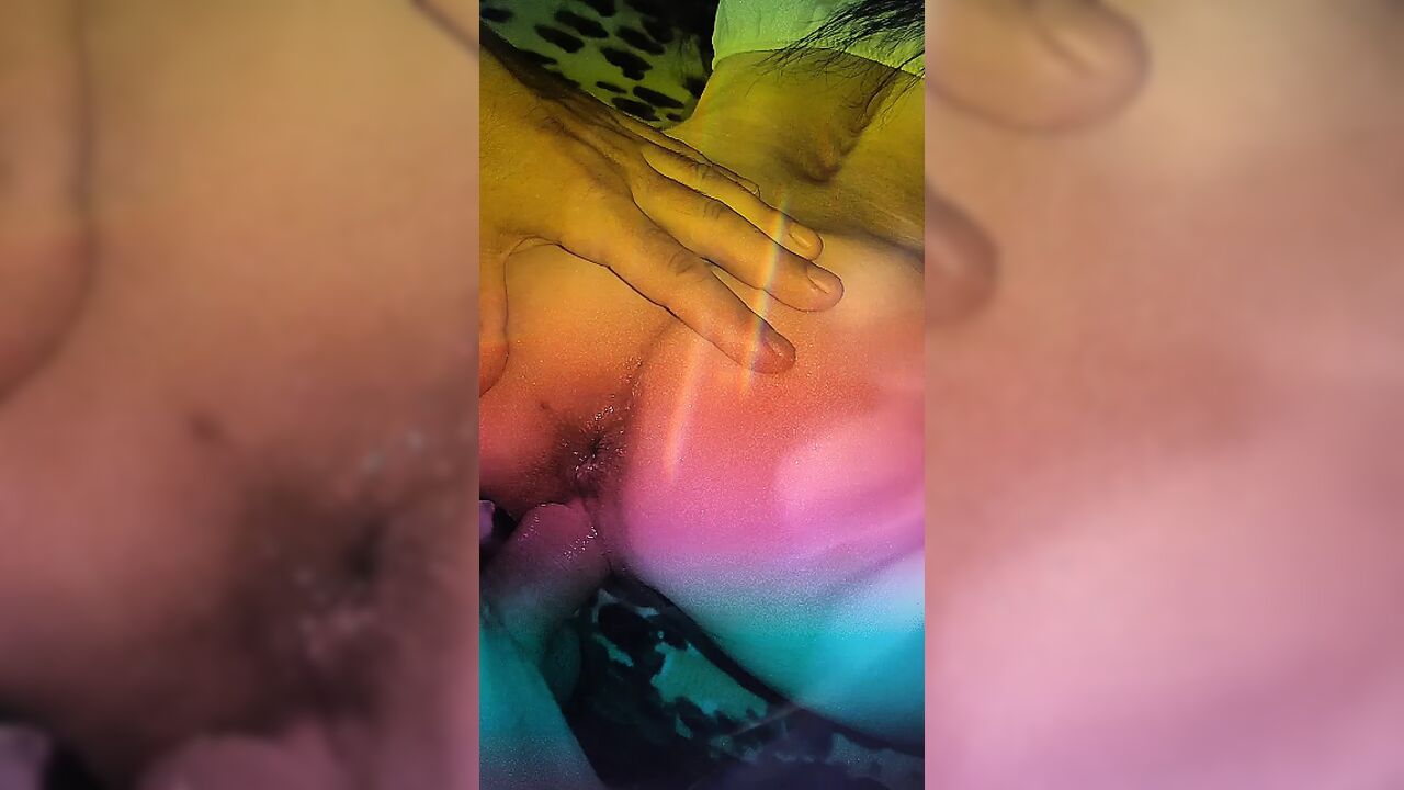 Pov sex with colour light
