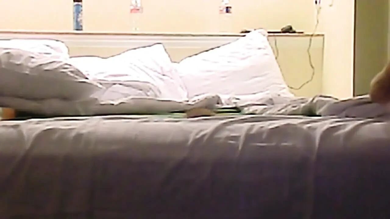 Smoking and masturbation Bore naked in bed