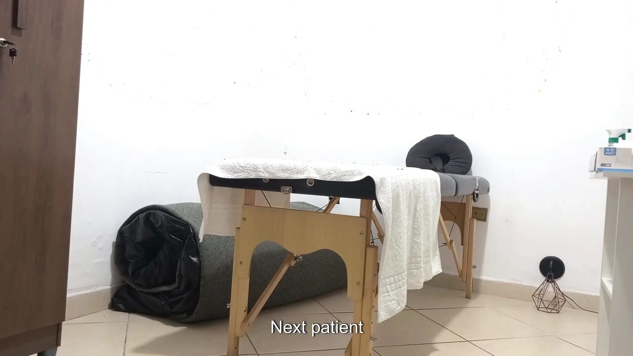 Anal examination performed by a real proctologist.