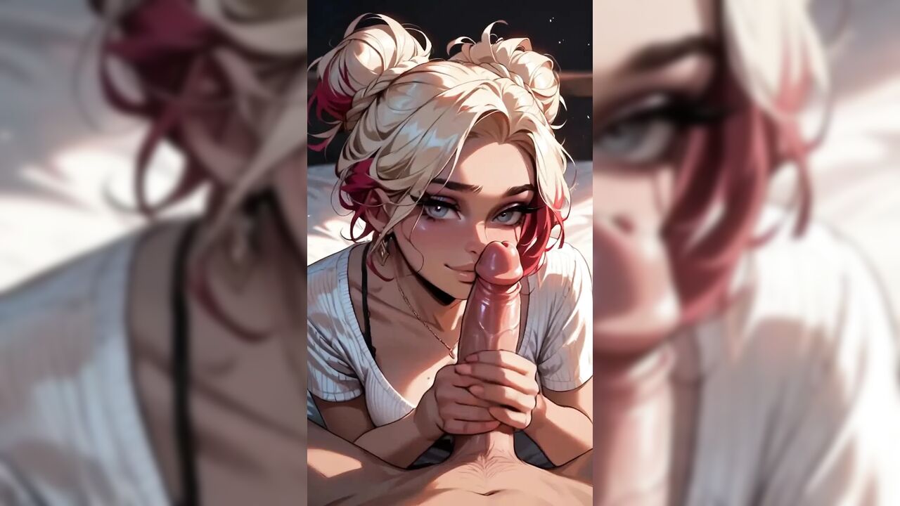 BLONDE SUCKING AND SITTING ON TASTY