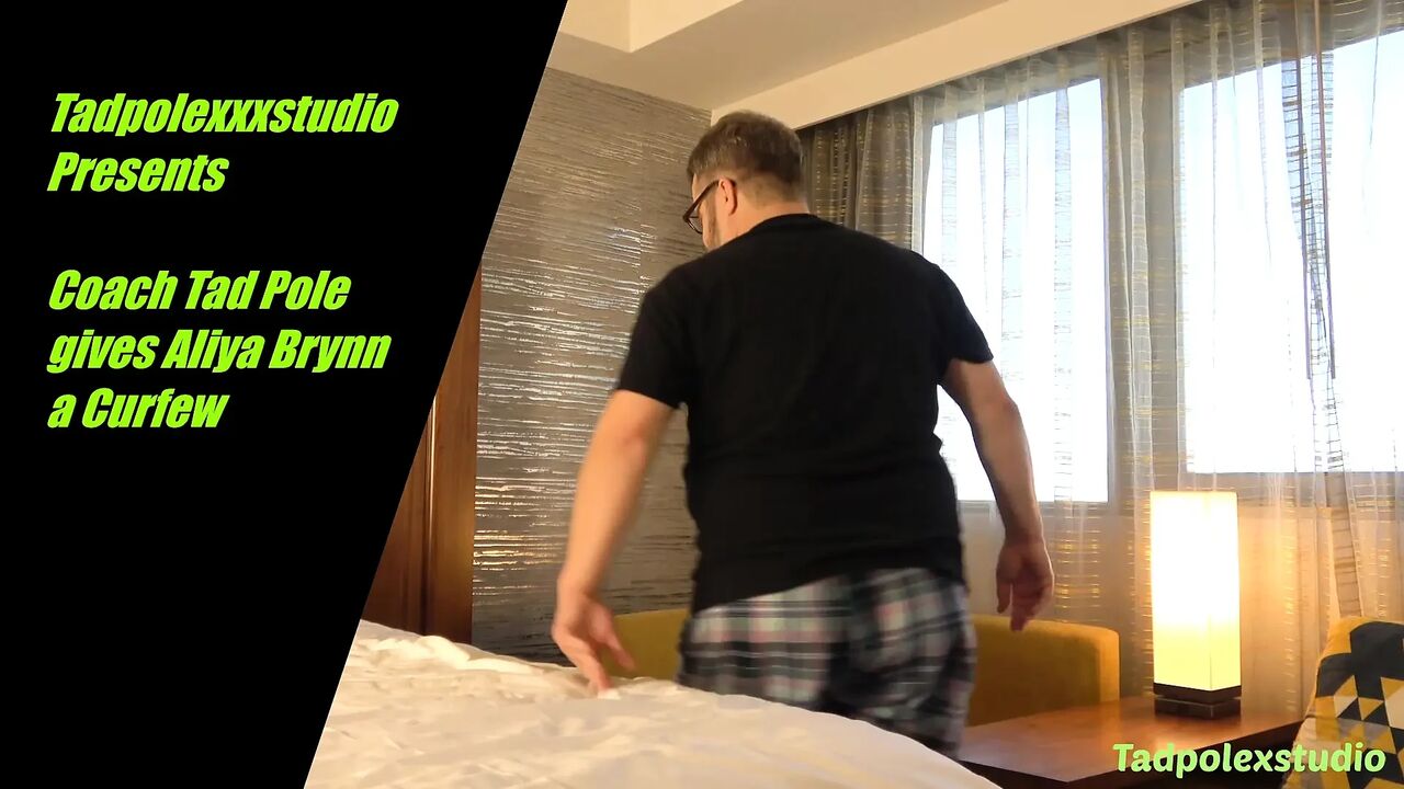 Coach Tad Pole Gives Aliya Brynn a Curfew