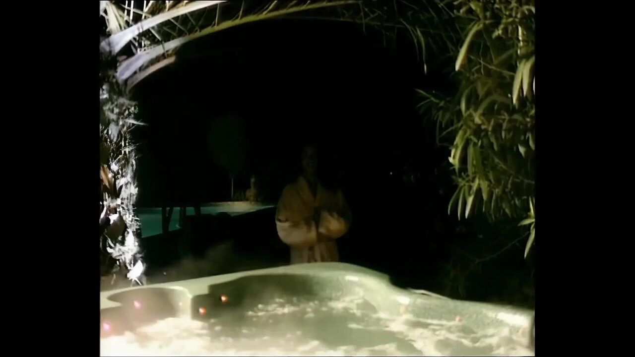 Hot Big Tits Brunette Takes a Big Cock in the Jacuzzi