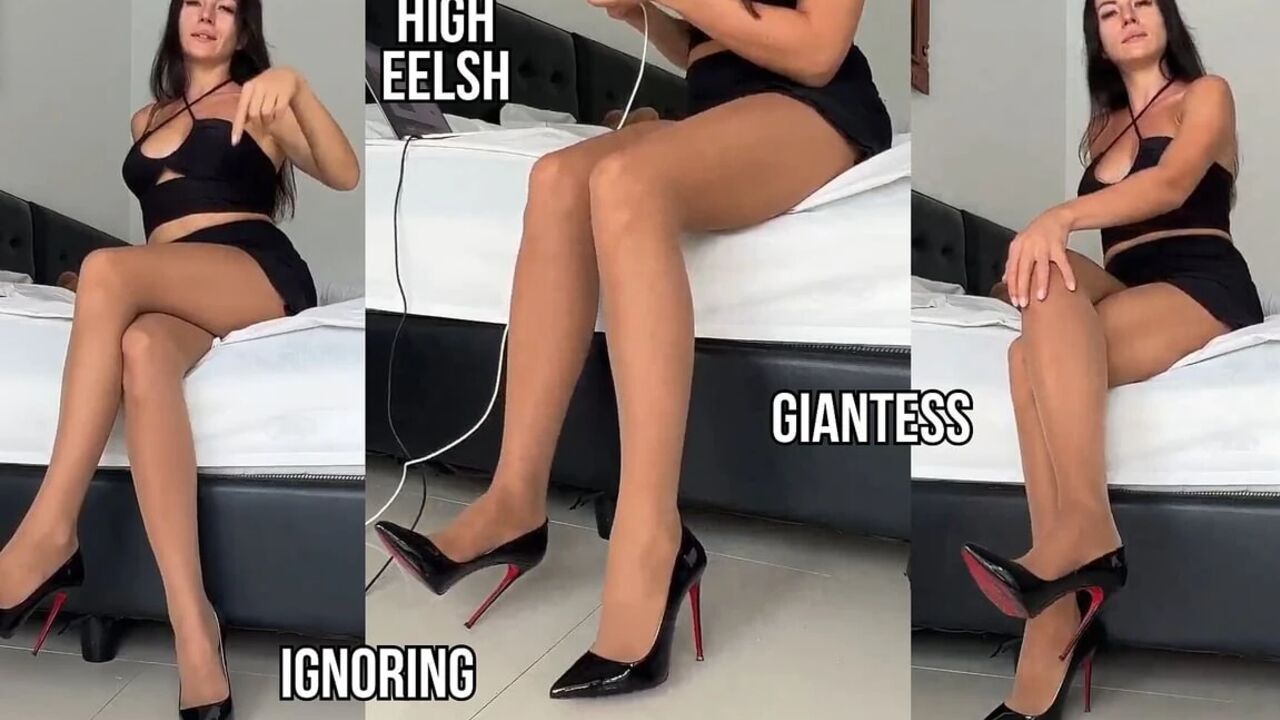 Giantess, Ignoring, Heel Domination