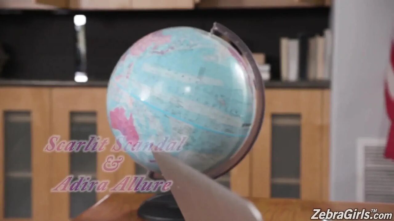 Student Scarlit Scandal has squirting lesbian sex with her teacher Adira Allure
