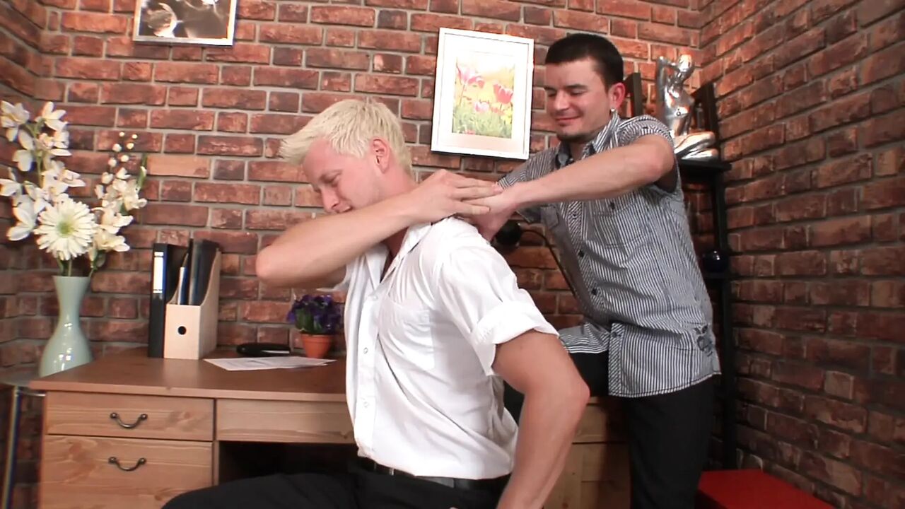 Bisexual dudes can do it both with sexy blonde babe