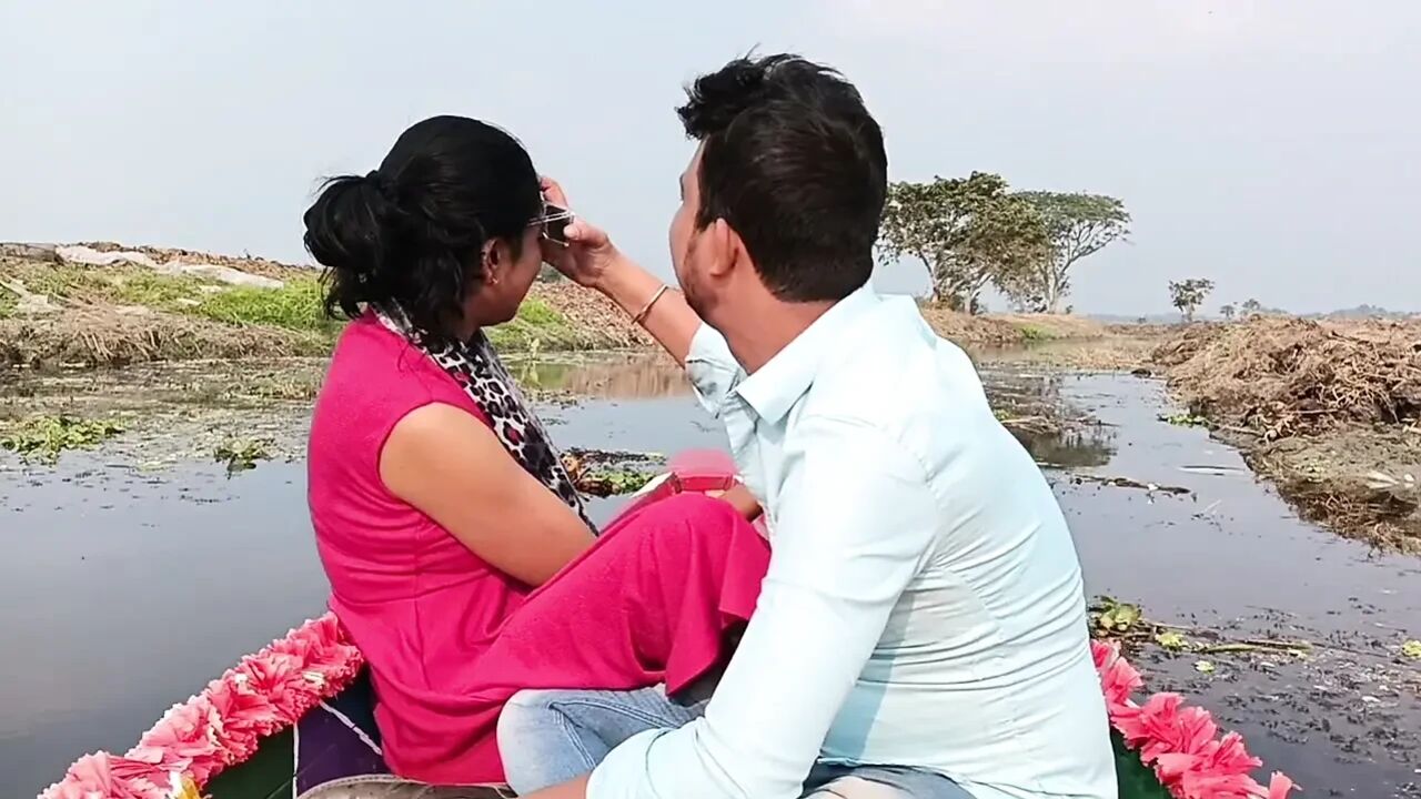 New couple sex on the boat