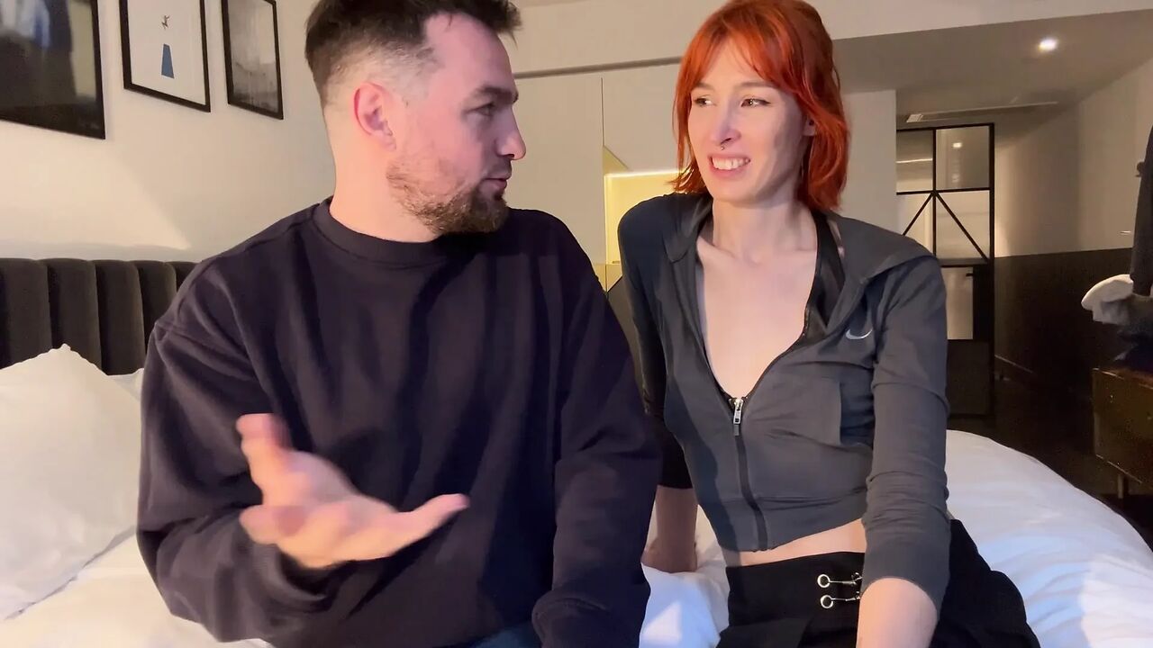 Sex Shop Trip Leads to Tall Skinny Redhead MILF Takes Big White Dick Ass to Mouth