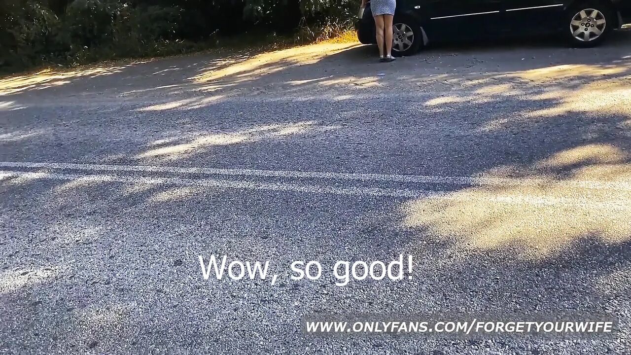 Helped the Blonde Fix the Car and Fucked Her
