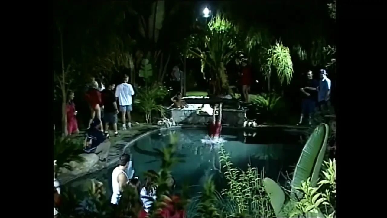 Wild orgy in the pool