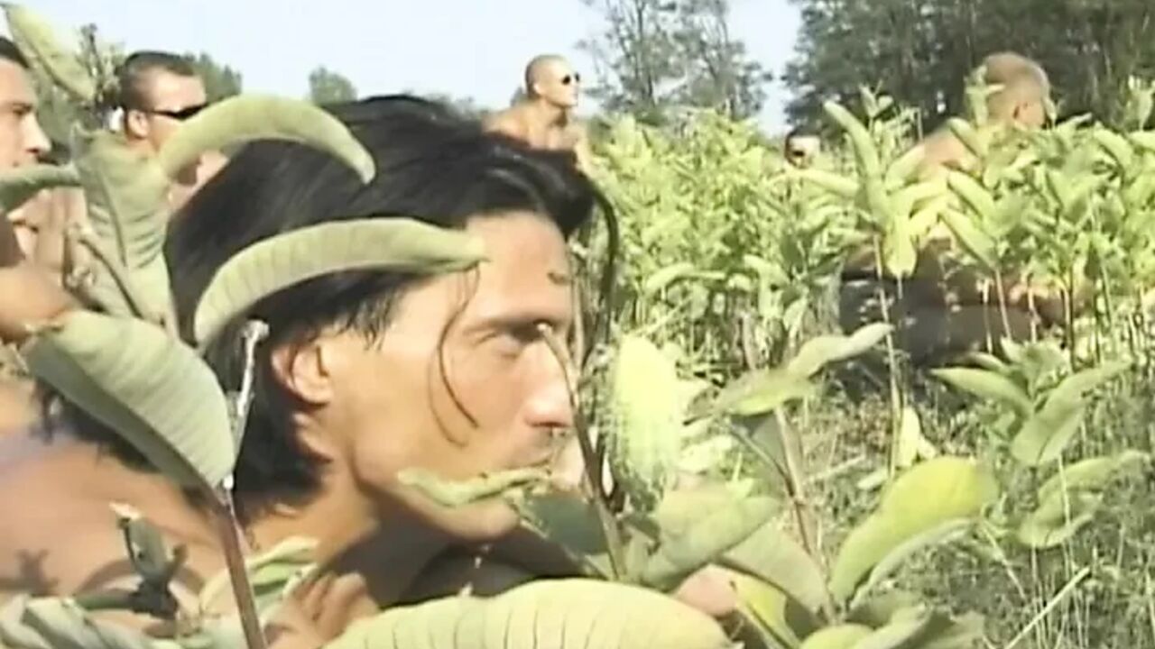 Amazing French babe takes huge facials outdoors