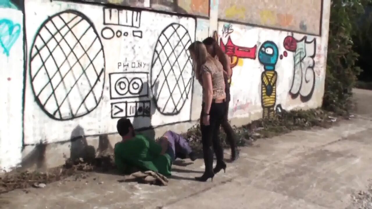 Kicking a Horny Guy in the Street
