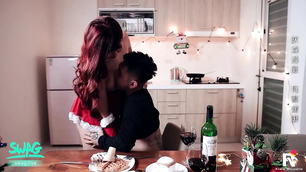Santa Girl Uses Her Pussy to Satisfy Guys’ Desires