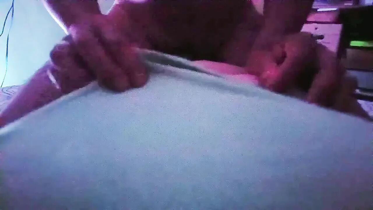 Exciting handjob with huge natural tits