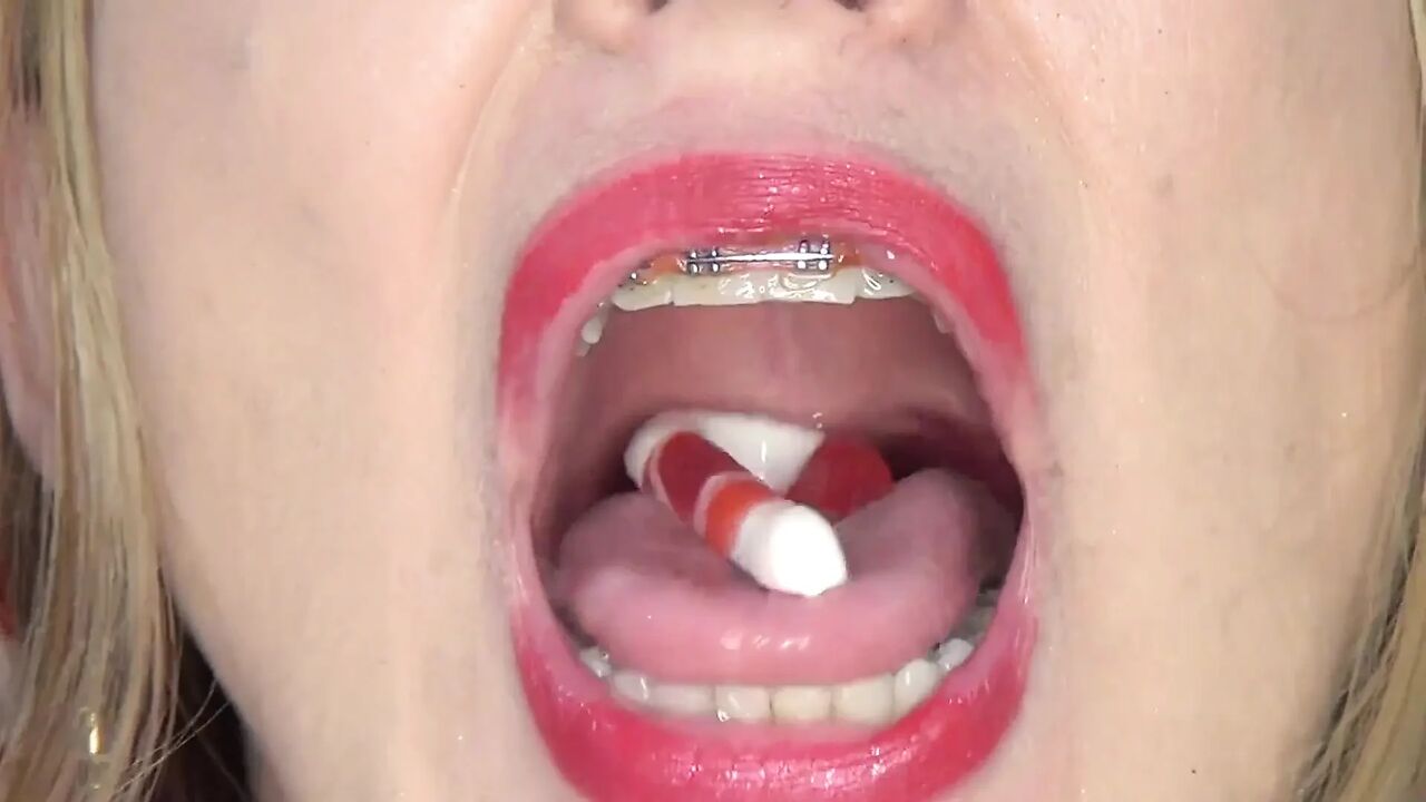 Swallowing Christmas Canes Without Hands
