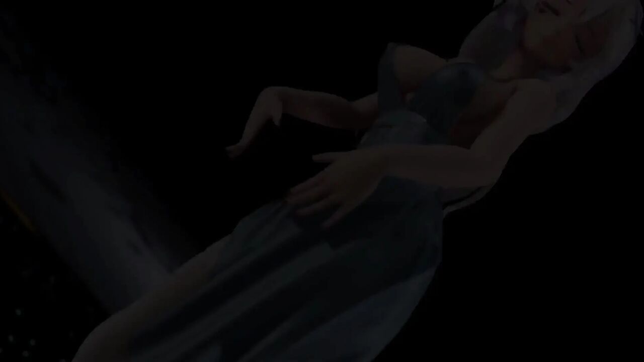 [mmd] Chocolate Cream Lingerie Dress; White Stockings; High Heels; Striptease