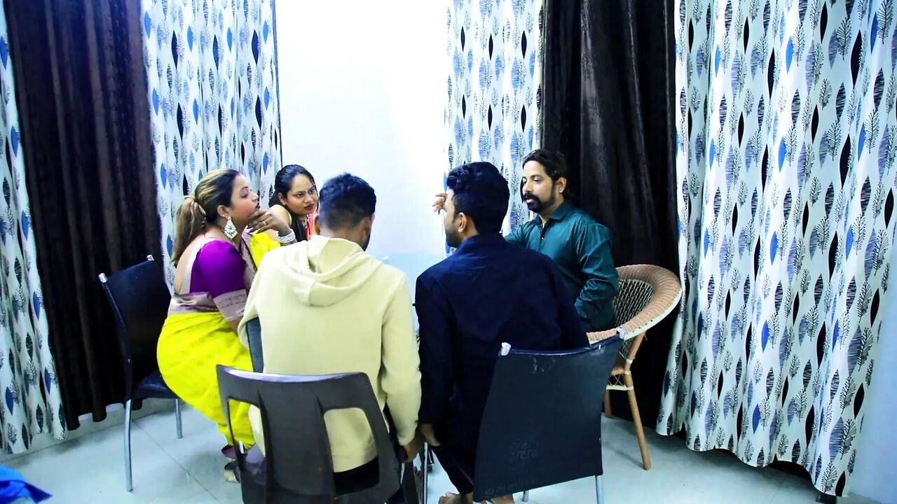 OFFICE OWNER AND EMPLOYEES HELD GROUP PARTY AND TWO GIRLS WERE ALSO PRESENT