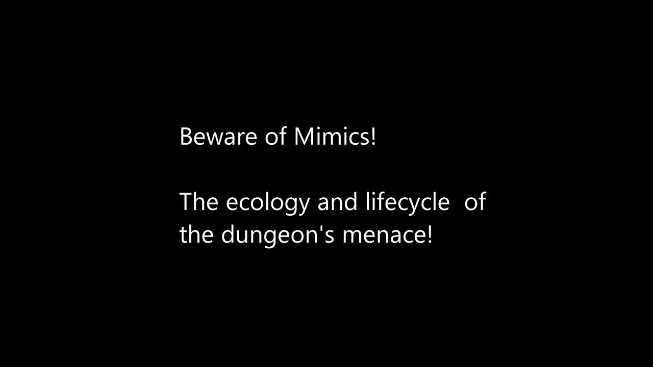 Beware of Mimics! That Treasure May Be More Than You Bargained for!