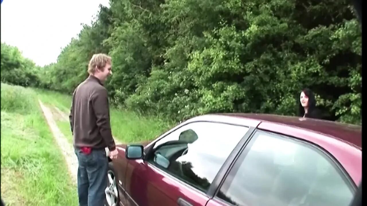 Natural Busty Girl Fucked Outside