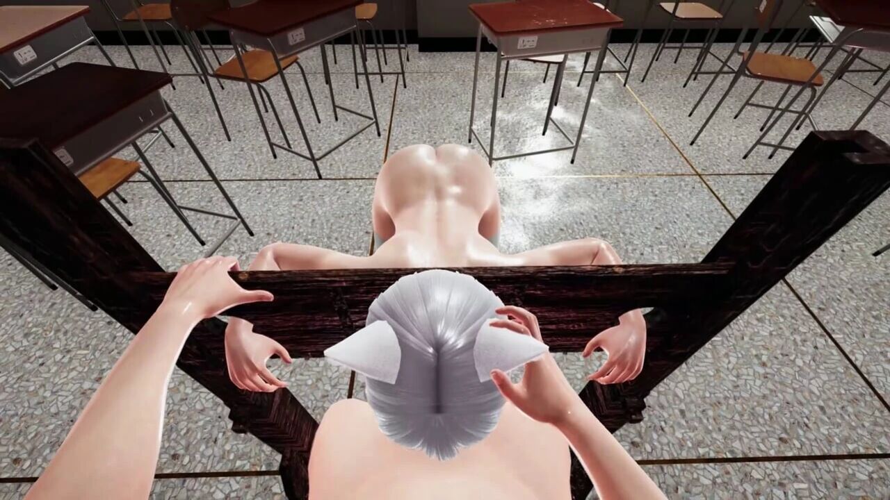 Anime Girl Yulina 3D Animation - POV Handjob Dick Stroking, Hard Deepthroat Mouth Fuck & Swallowing, with a Bondage Blowjob