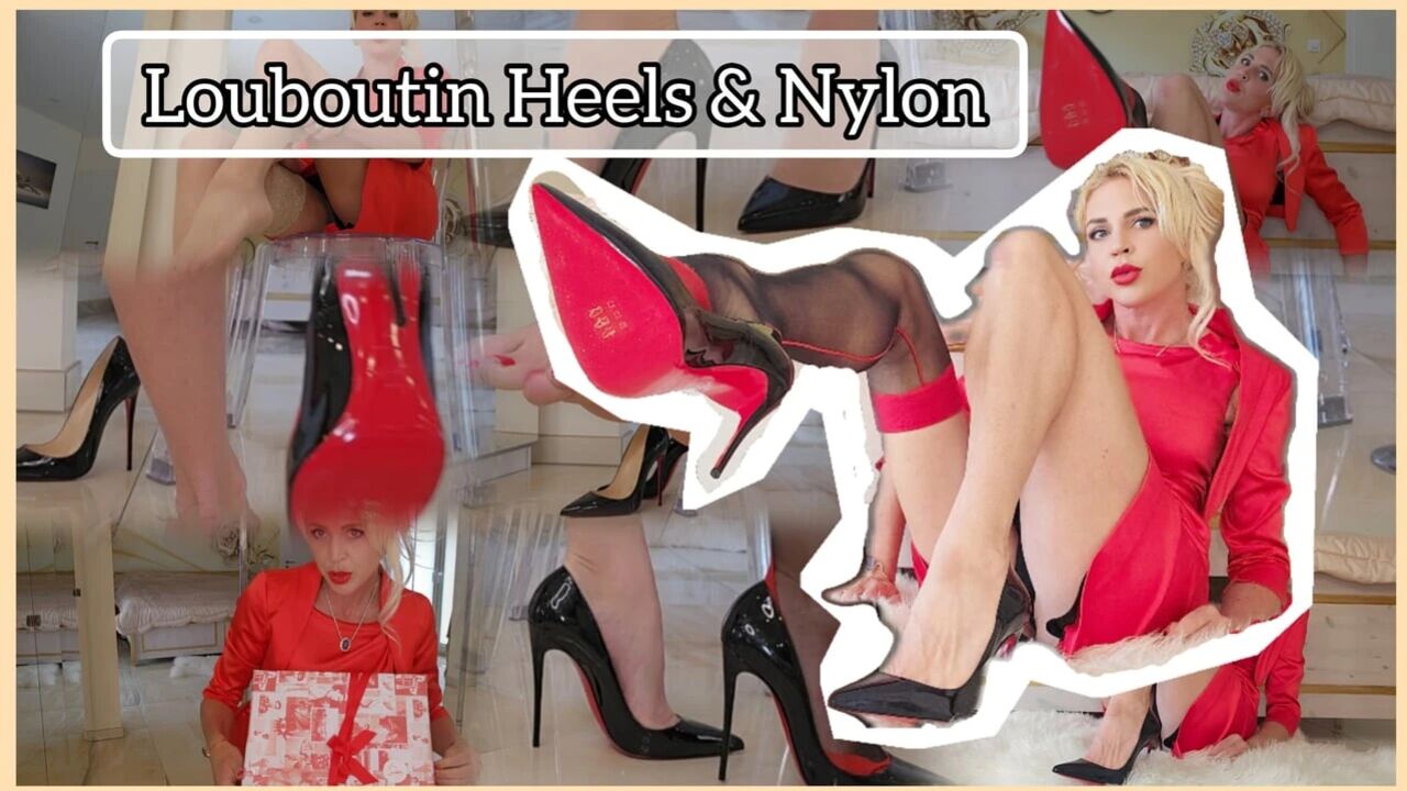 LOUBOUTIN HEELS TRY ON: Mit oder ohne Nylons? KATE MONROE