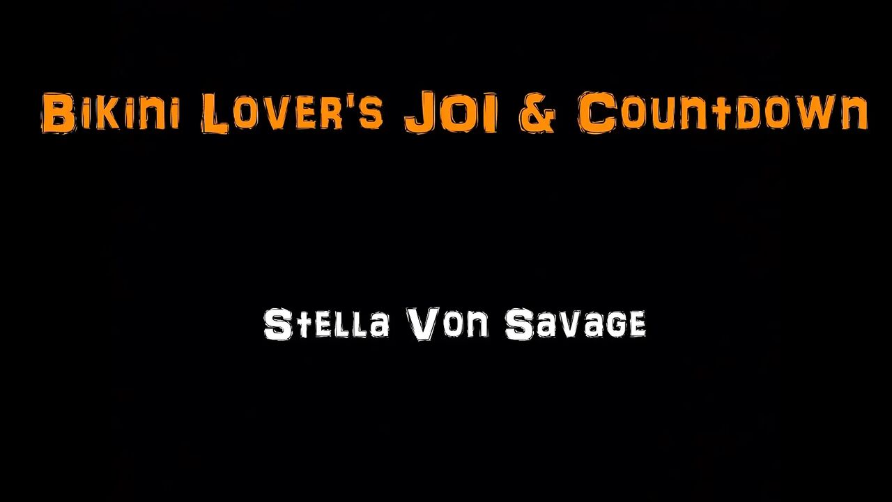 Bikini Lover's JOI/joe/countdown