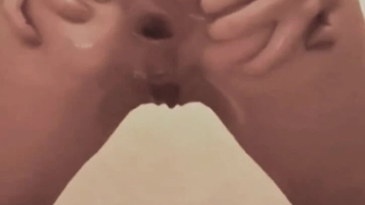 Athena fisting and gaping her ass