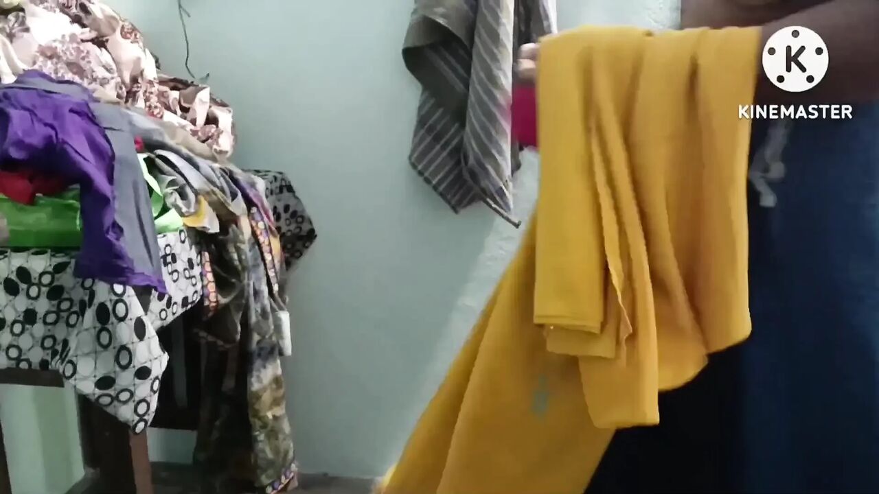 Hot indian village wife showing big bobs and soking coke