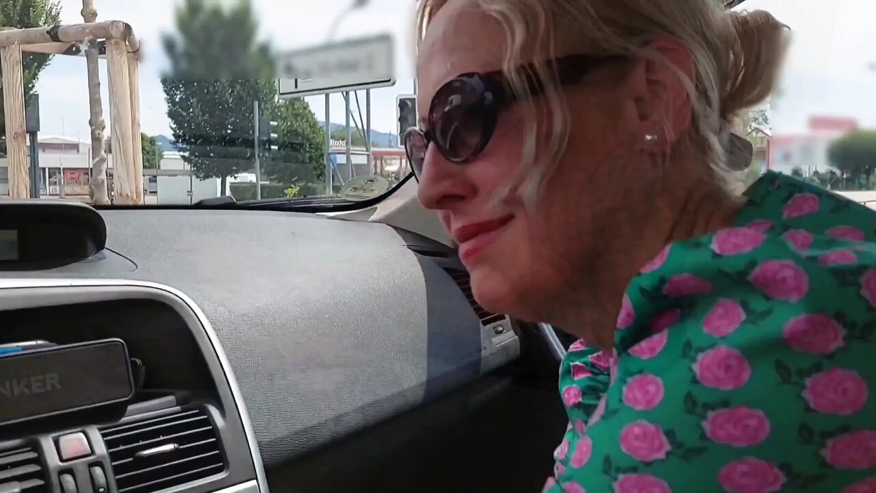 Amateur Blonde Mature Wife Enjoys Sex in Dress