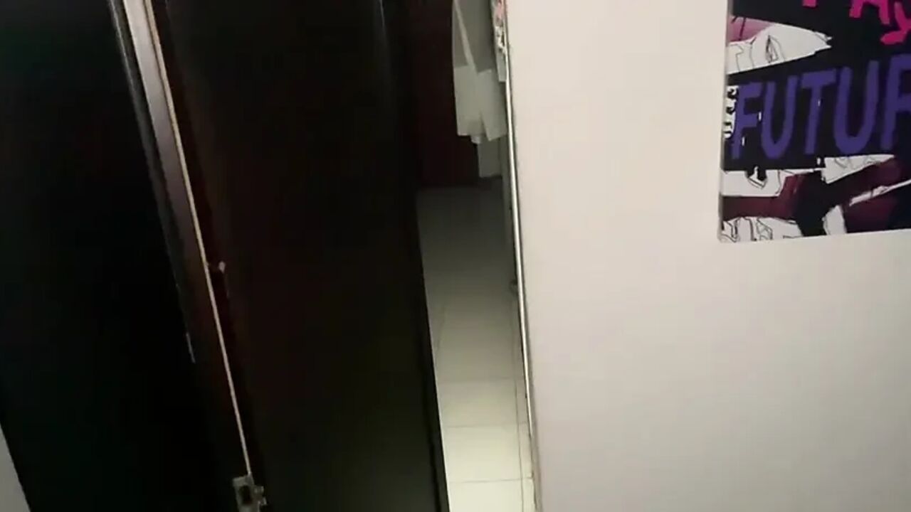 What happened when the neighbor decided to stop by to say hello
