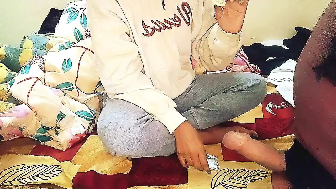 Indian stepsister at home alone. Homemade sex video