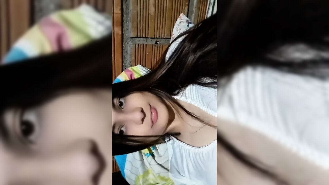 In the Morning in a Tent with a 20-year-old Girl