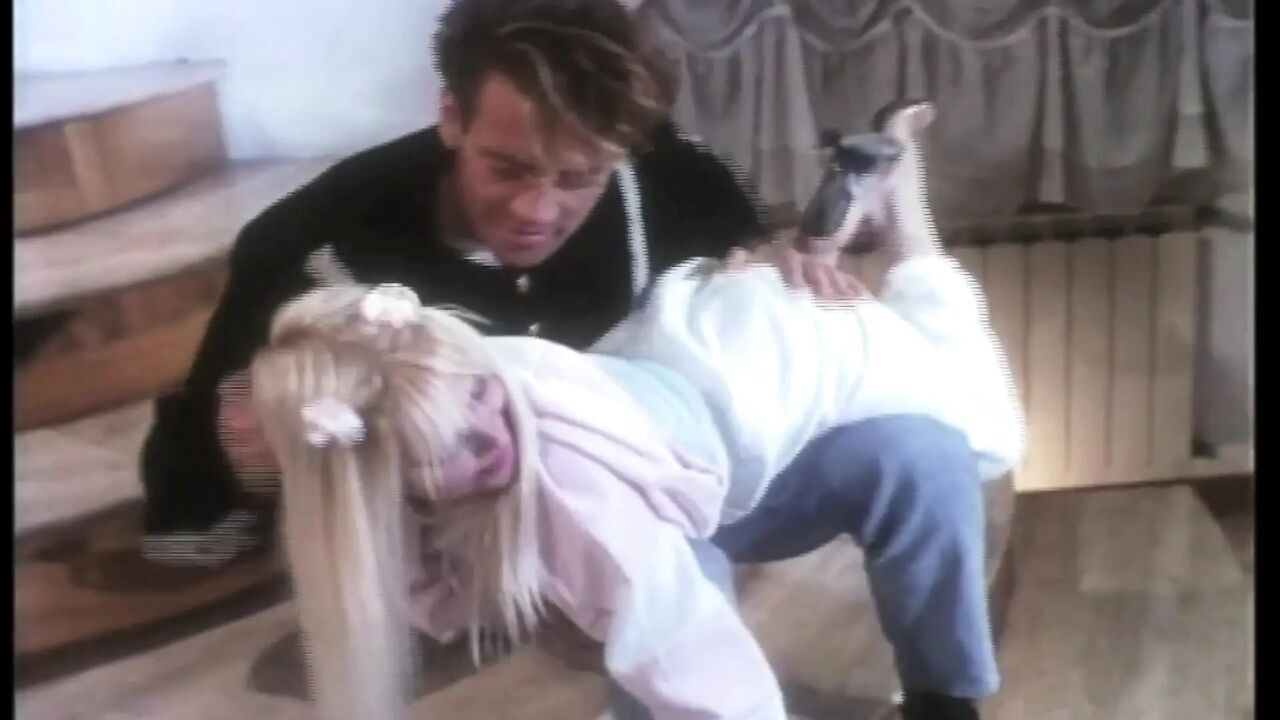 Rocco Siffredi and Cicciolina in an Amazing Vintage Scene