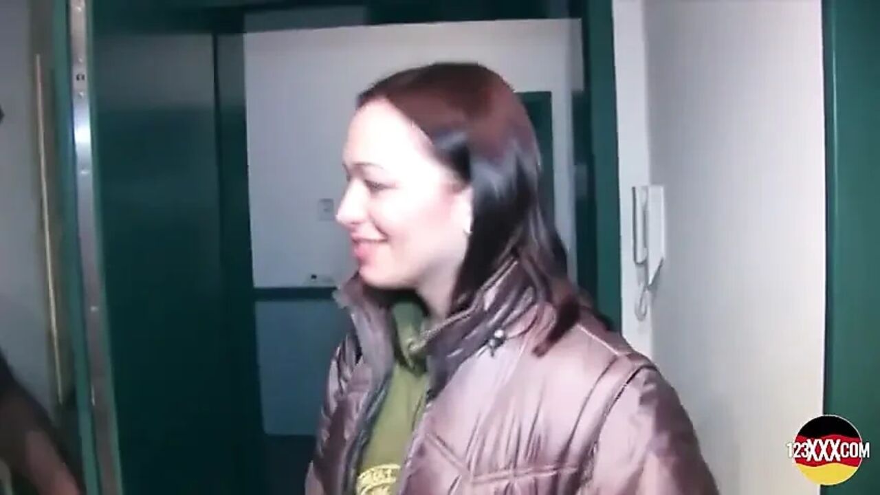 Sweetie Comes to Check Out the Apartment but Also Gets Her Pussy Wet