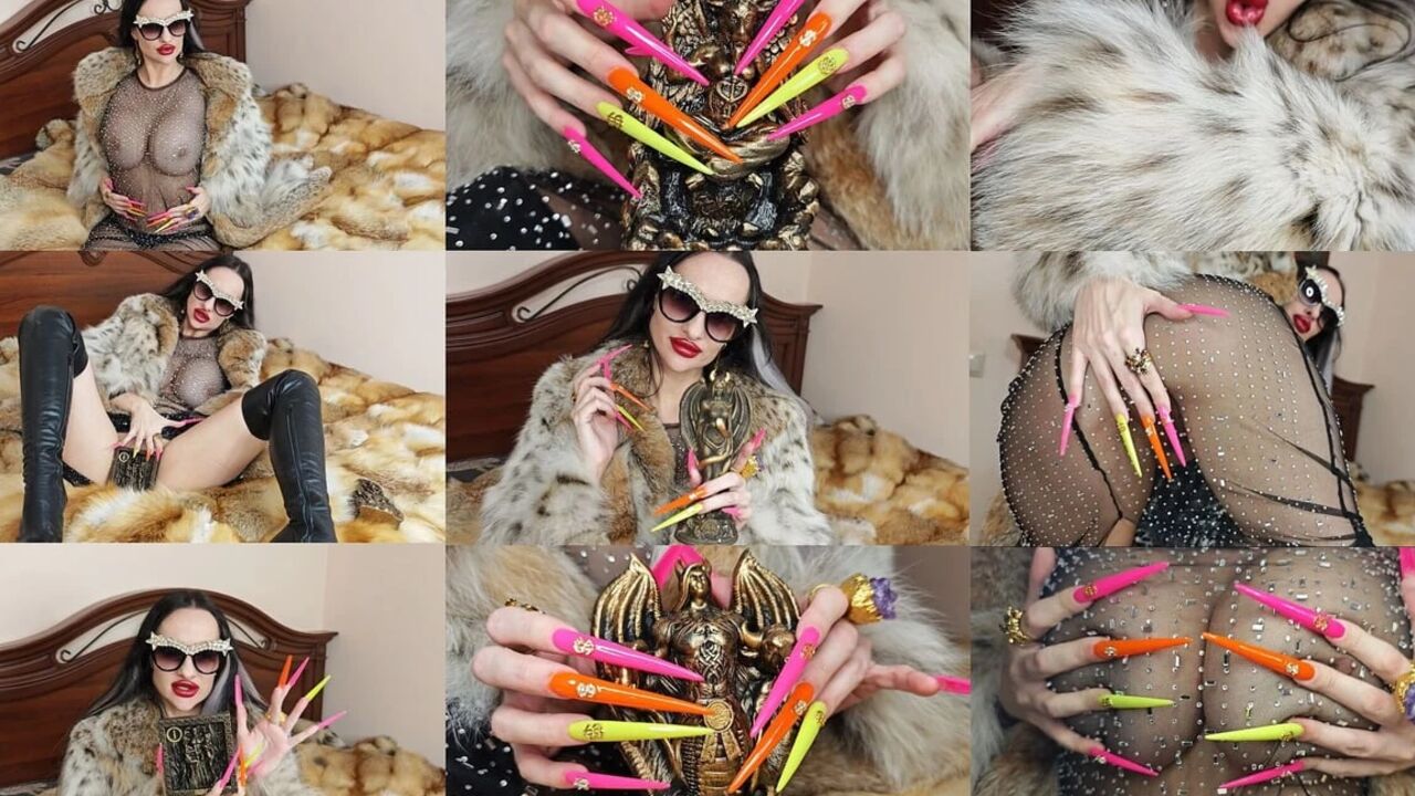 Worship My Extremely Long Neon Nails, Satan and Furs