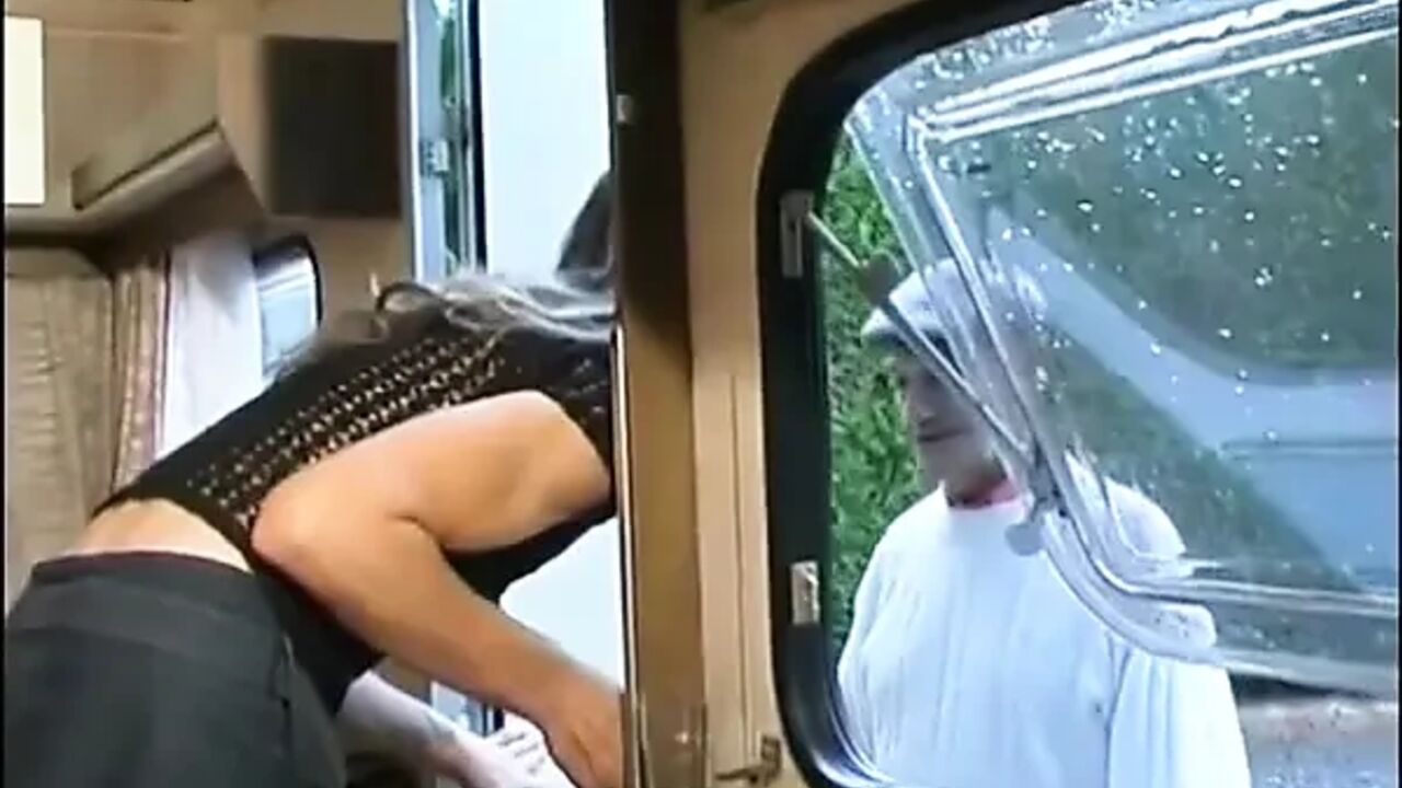 Grandpa Visits His Favorite Whore Who Washes Him with a Glove Before Fucking!
