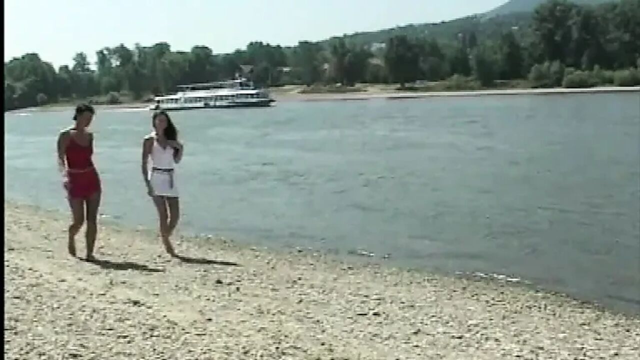 Skinny Brunette Enjoys a Huge Dildo in Her Skinny Pussy