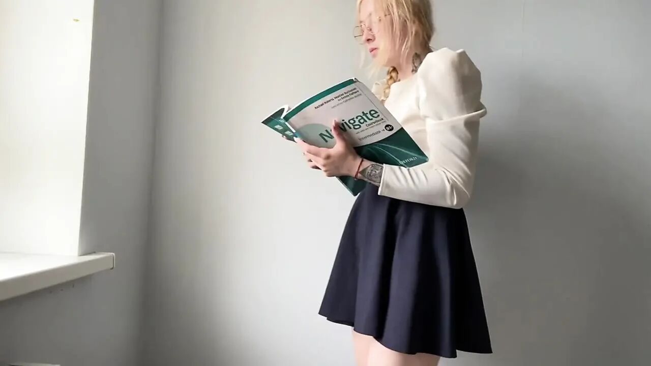 Sucked the Teacher off.